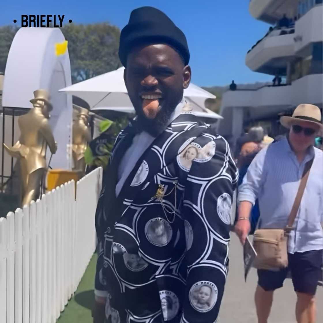 Siv Ngesi at the Cape Town Met. Siv Ngesi at the Cape Town Met.