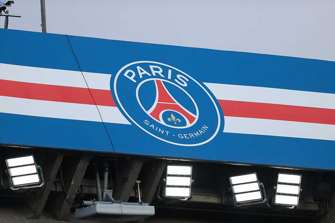 The Paris Saint-Germain club badge The Paris Saint-Germain club badge