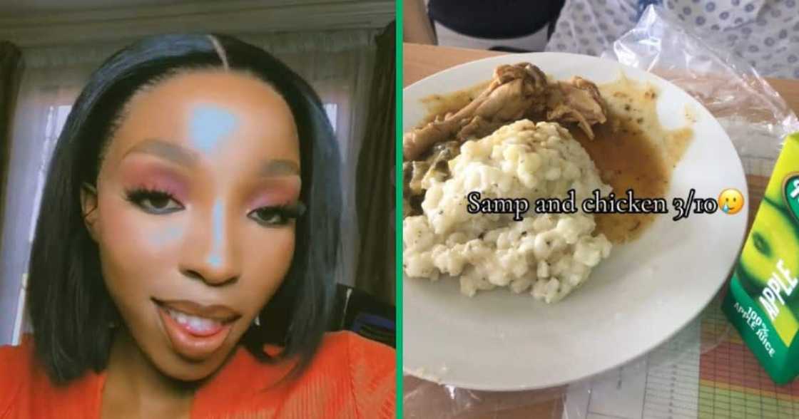 TikTok video shows woman getting food at a SA hospital TikTok video shows woman getting food at a SA hospital