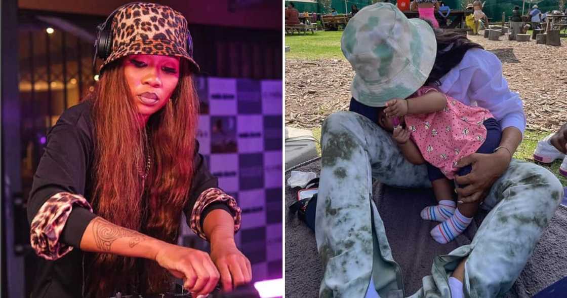 Dineo Ranaka is a mother of three. Dineo Ranaka is a mother of three.