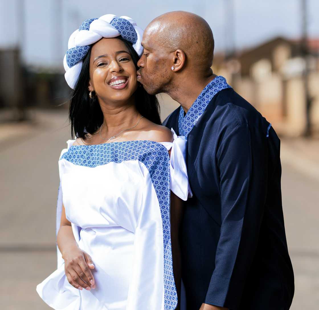 Theo Kgosinkwe and his wife joined a viral trend