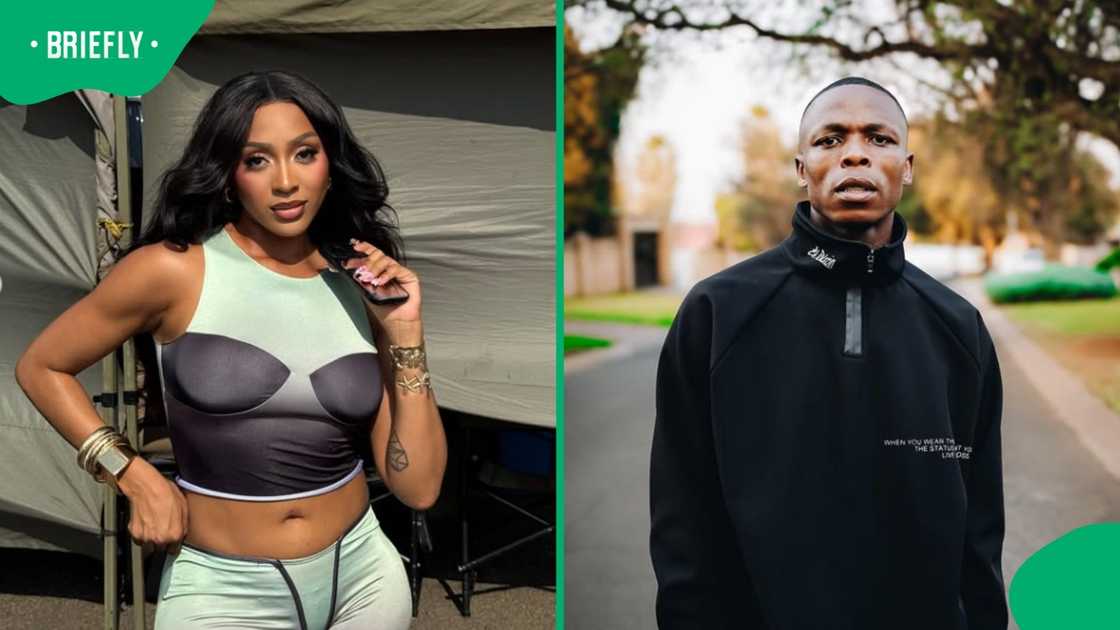 Nadia Nakai and Toss get flirty in a new video.