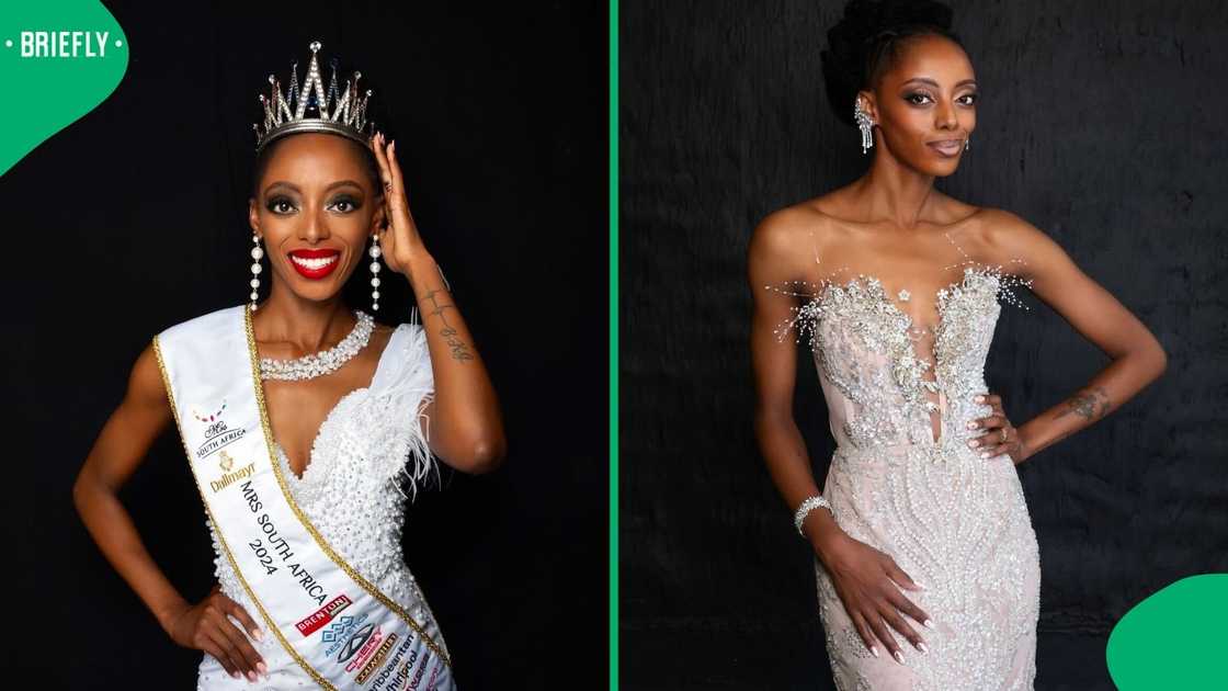 A South African model, Tshego Gaelae, made history by becoming the first Black woman to win the Mrs. World pageant.