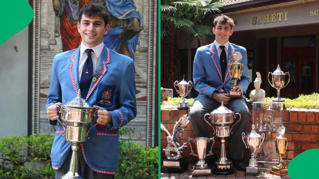 A matric pupil bagged nine distinctions and scored 100% in maths.