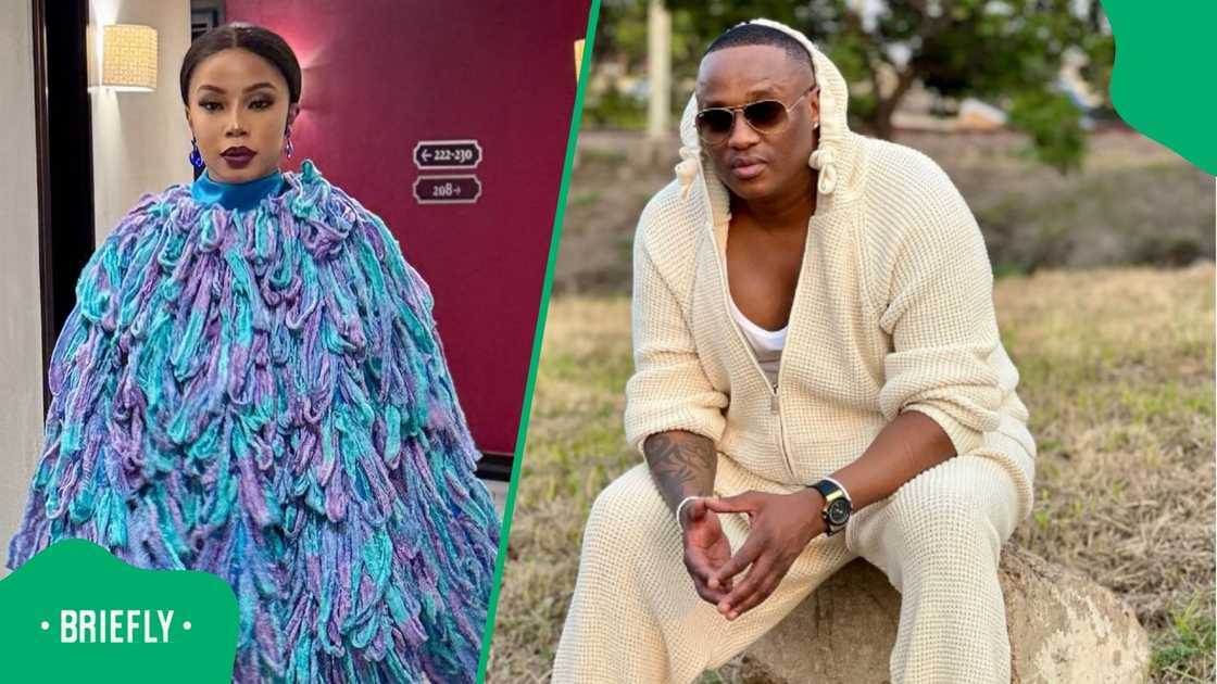 Jub Jub has begged Kelly Khumalo to have access to their son.