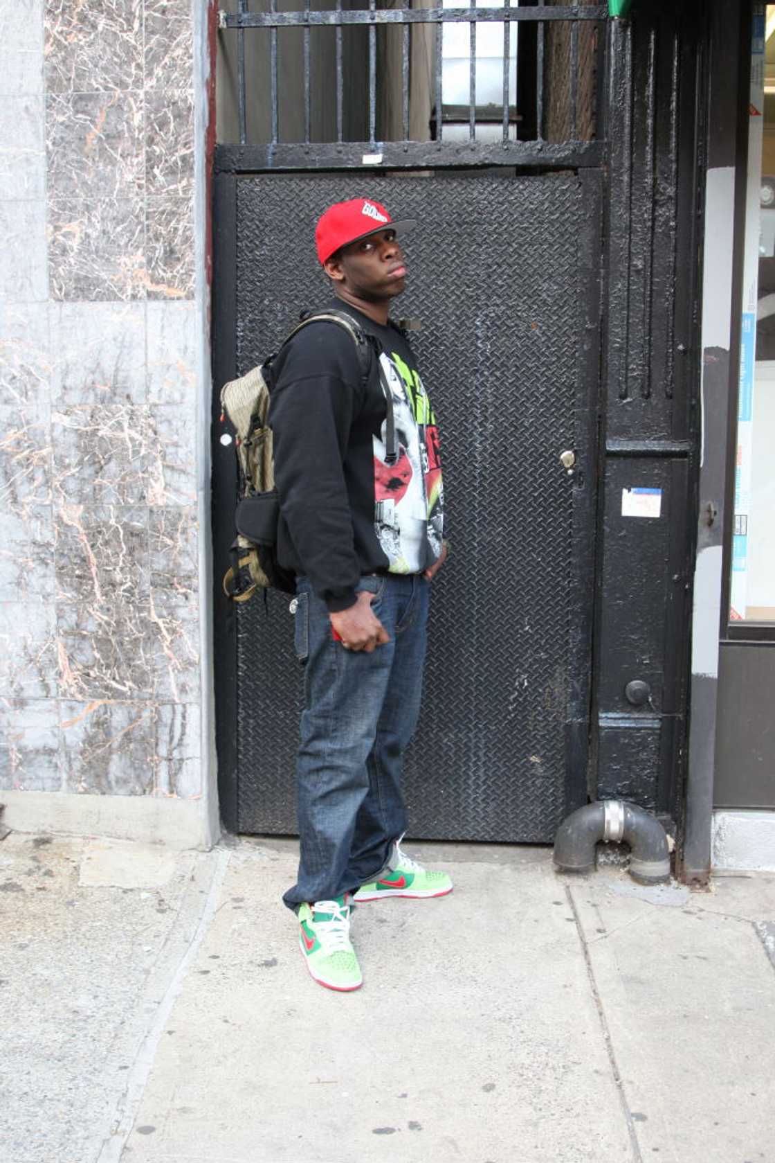 Man is locked out after his brother changed the locks. Man is locked out after his brother changed the locks.