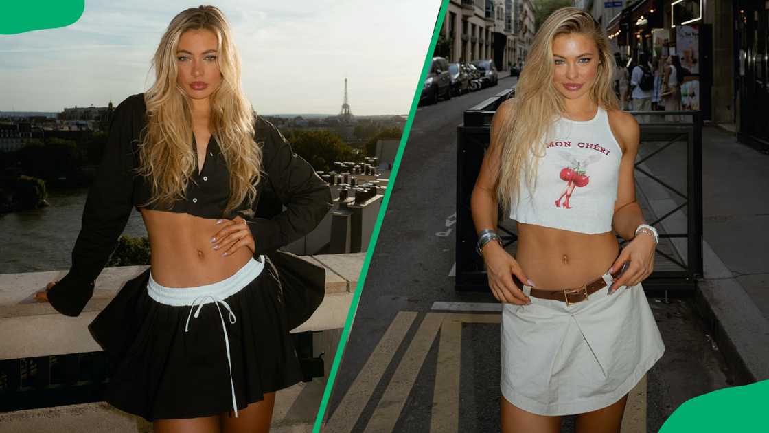 Jutta Leerdam wearing modern fashion Jutta Leerdam wearing modern fashion