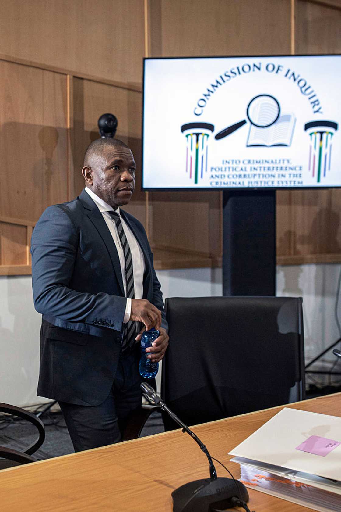 Nhlanhla Mkhwanazi appeared before the Madlanga Commission of Inquiry Nhlanhla Mkhwanazi appeared before the Madlanga Commission of Inquiry