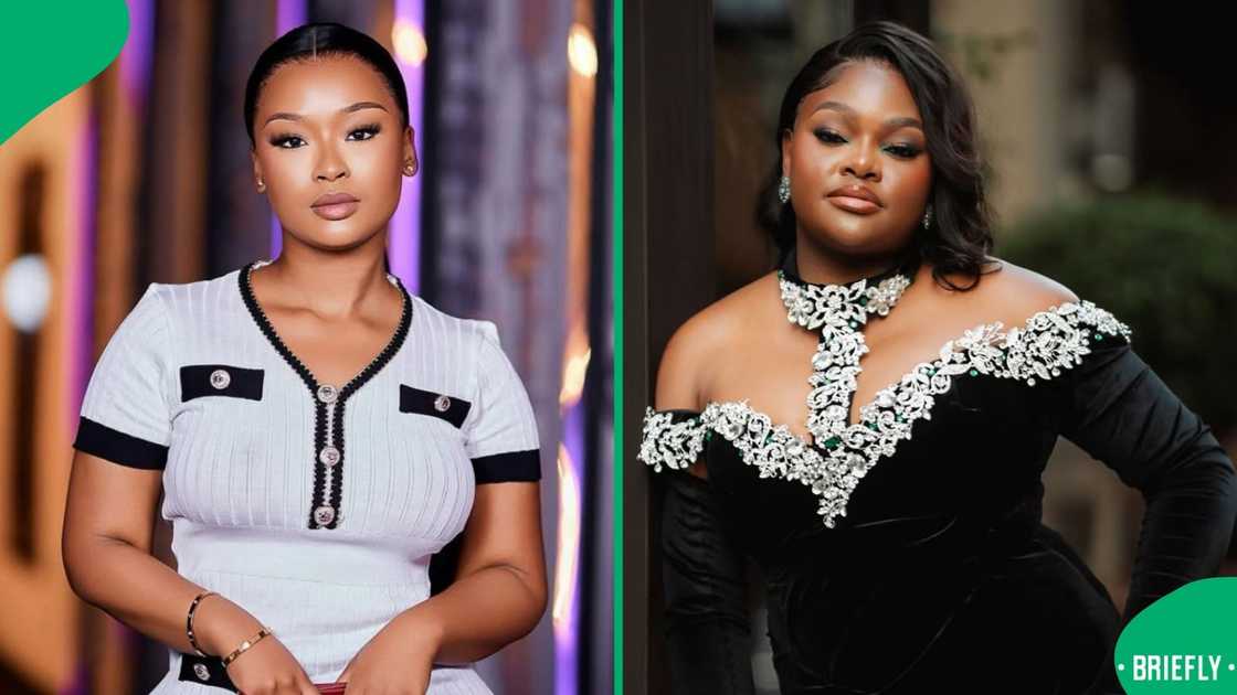 Fans weighed in on Cyan Boujee and Grace Mondlana's social media posts Fans weighed in on Cyan Boujee and Grace Mondlana's social media posts