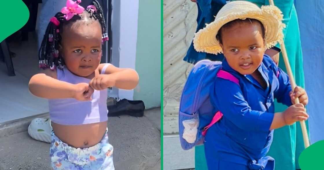 An adorable toddler showed off her moves to a church song, leaving the internet impressed.