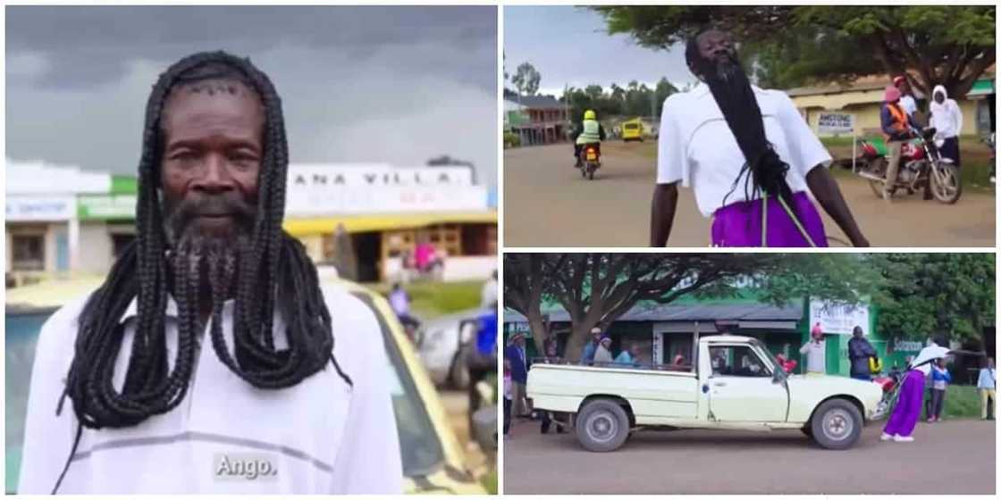 Ango Musungu is the man with the strongest hair Ango Musungu is the man with the strongest hair