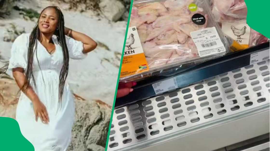 Woman amazed by Woolworths selling wing-tips