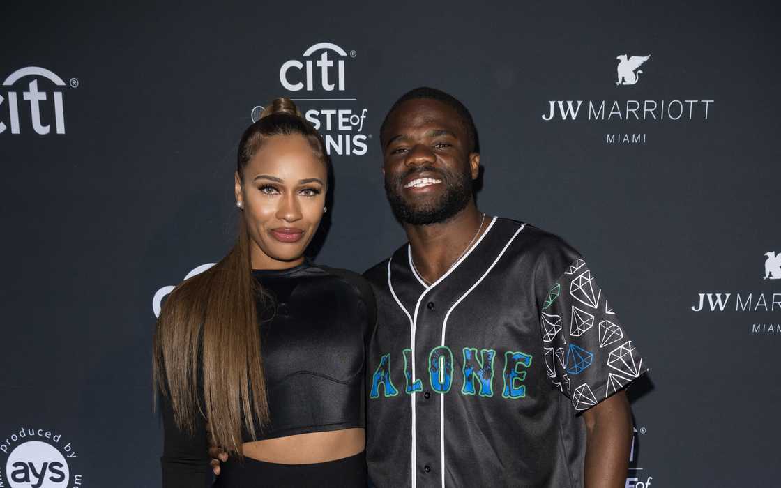 Ayan Broomfield and Frances Tiafoe in Miami, Florida