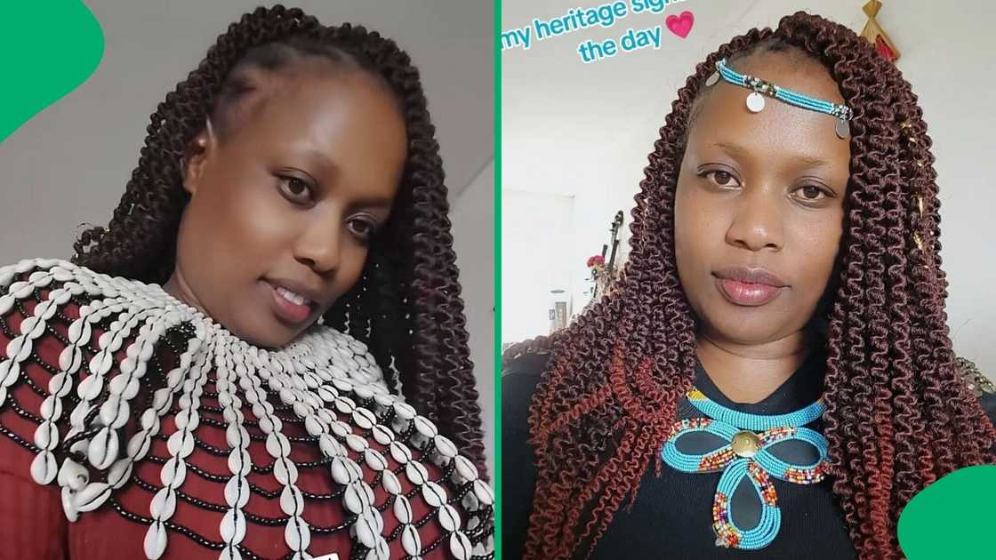 A TikTok video shows a woman unveiling her one-year savings.