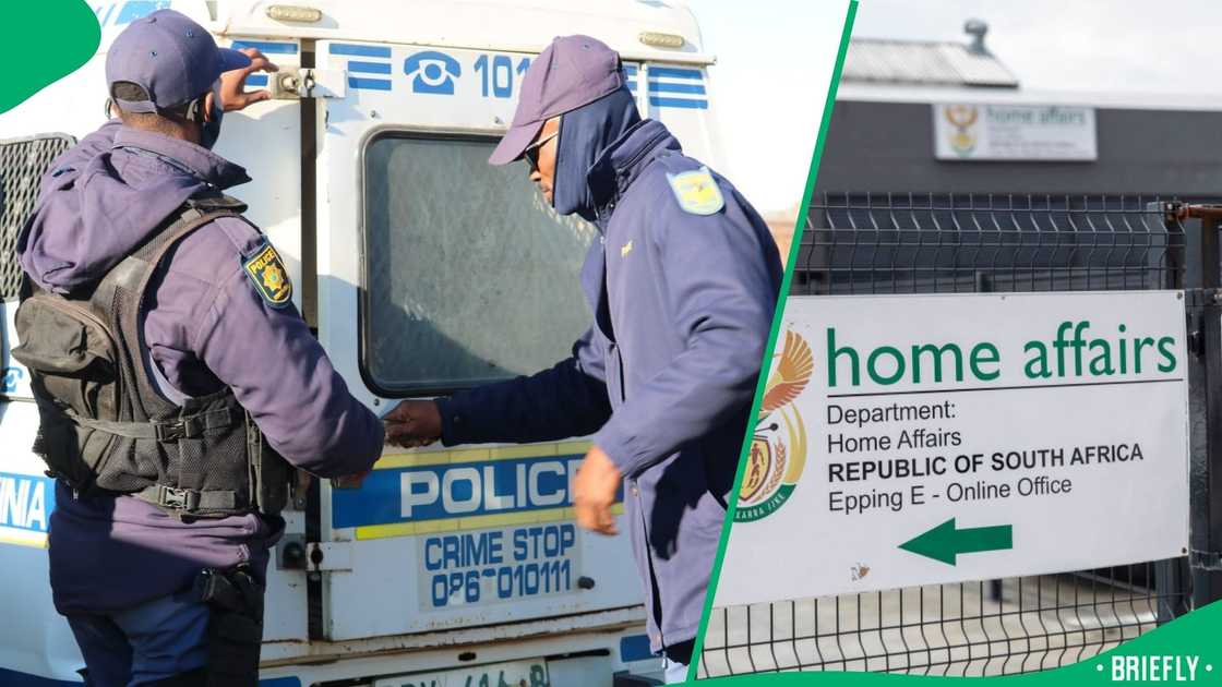 The South African Police Service arrested five Department of Home Affairs officials for fraud The South African Police Service arrested five Department of Home Affairs officials for fraud