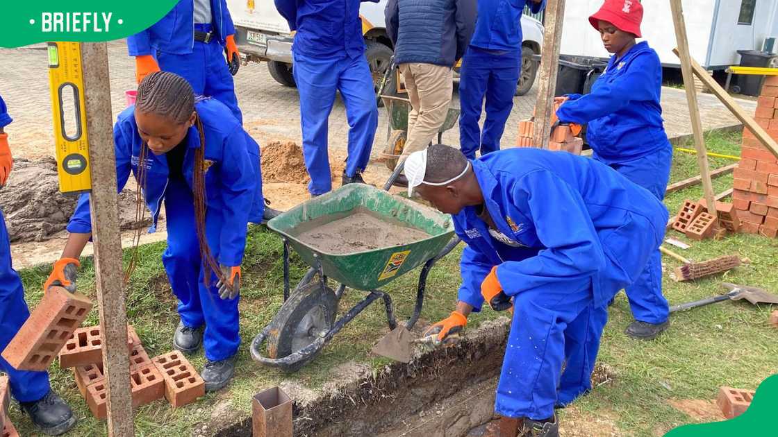 King Hintsa Civil Engineering NCV Level 4 students King Hintsa Civil Engineering NCV Level 4 students