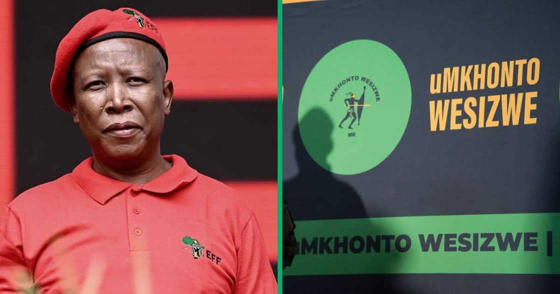 Julius Malema gave a nod to political parties like MK and the Pan Africanist congress as possible coalition partners Julius Malema gave a nod to political parties like MK and the Pan Africanist congress as possible coalition partners