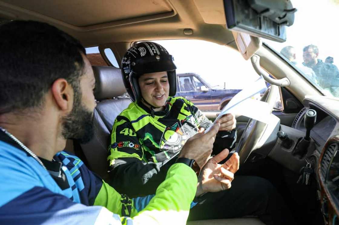 Tunisian Chaima Ben Ammou -- the first woman to compete -- said her passion for motorbikes came from her father, who still accompanies her to both national and international fixtures Tunisian Chaima Ben Ammou -- the first woman to compete -- said her passion for motorbikes came from her father, who still accompanies her to both national and international fixtures