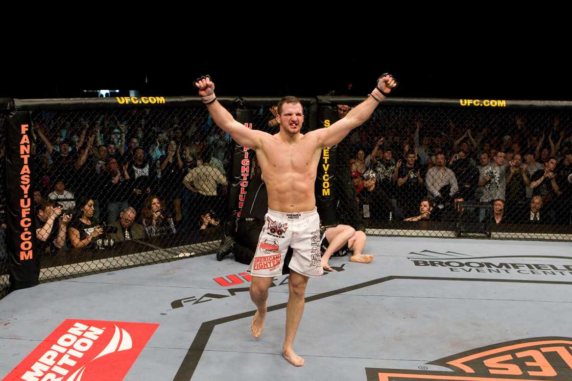 Matt Hamill at the Broomfield Event Center on April 2, 2008 Matt Hamill at the Broomfield Event Center on April 2, 2008