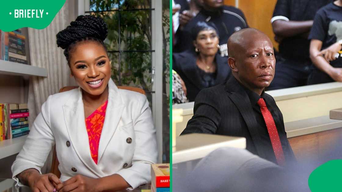Jackie Phamotse shares message to Julius Malema. Jackie Phamotse shares message to Julius Malema.