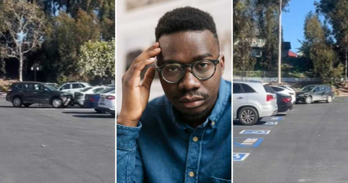 Woman bashing cars in parking lot Woman bashing cars in parking lot