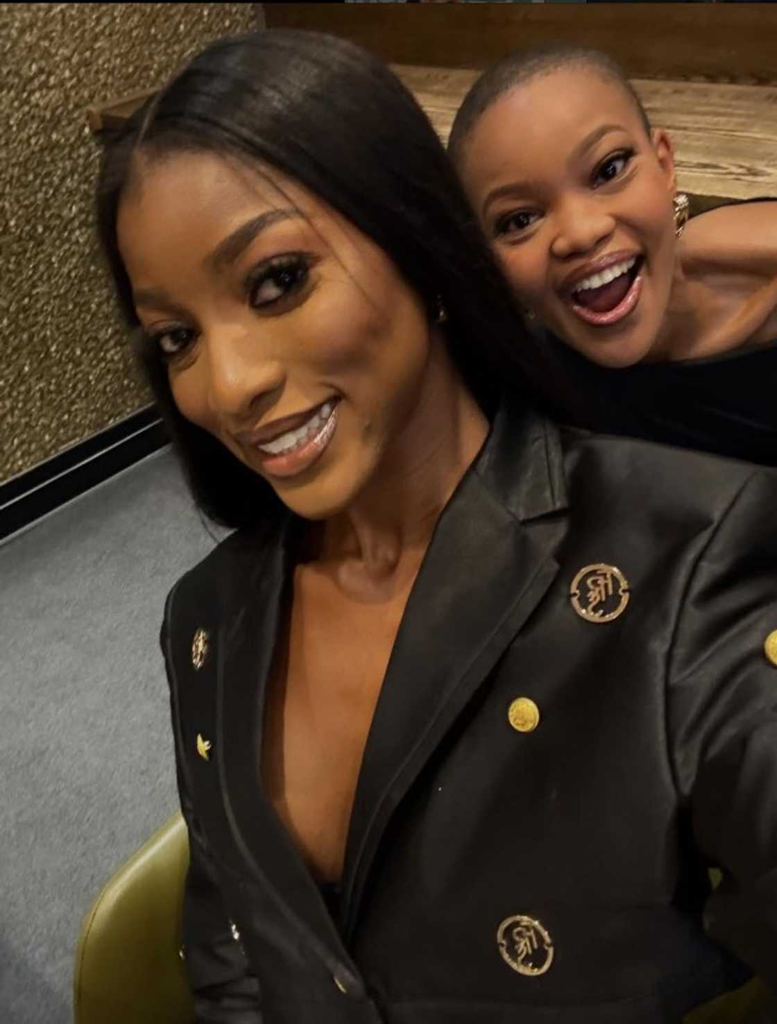 Luyanda Zwane and Qhawekazi get along Luyanda Zwane and Qhawekazi get along