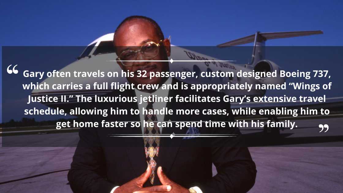 Willie Gary's private jet Willie Gary's private jet