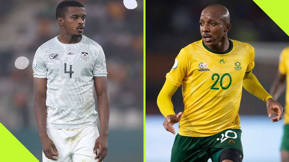 Bafana Bafana stars Teboho Mokoena and Khuliso Mudau has been benched at Mamelodi Sundowns. Bafana Bafana stars Teboho Mokoena and Khuliso Mudau has been benched at Mamelodi Sundowns.