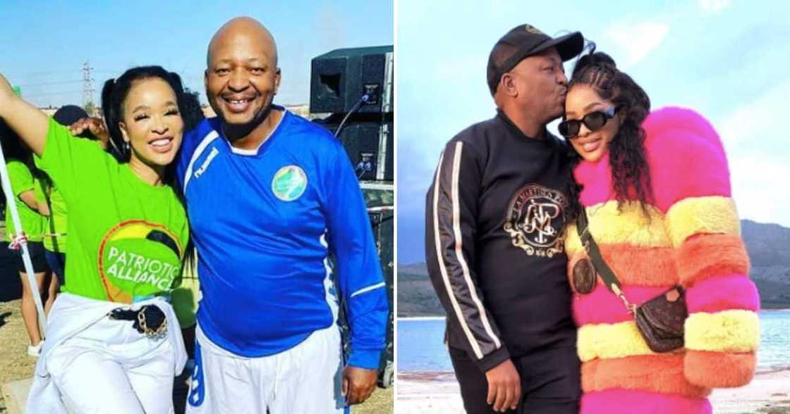 Kenny Kunenene and wife expecting.