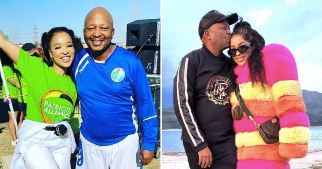 Kenny Kunenene and wife expecting. Kenny Kunenene and wife expecting.