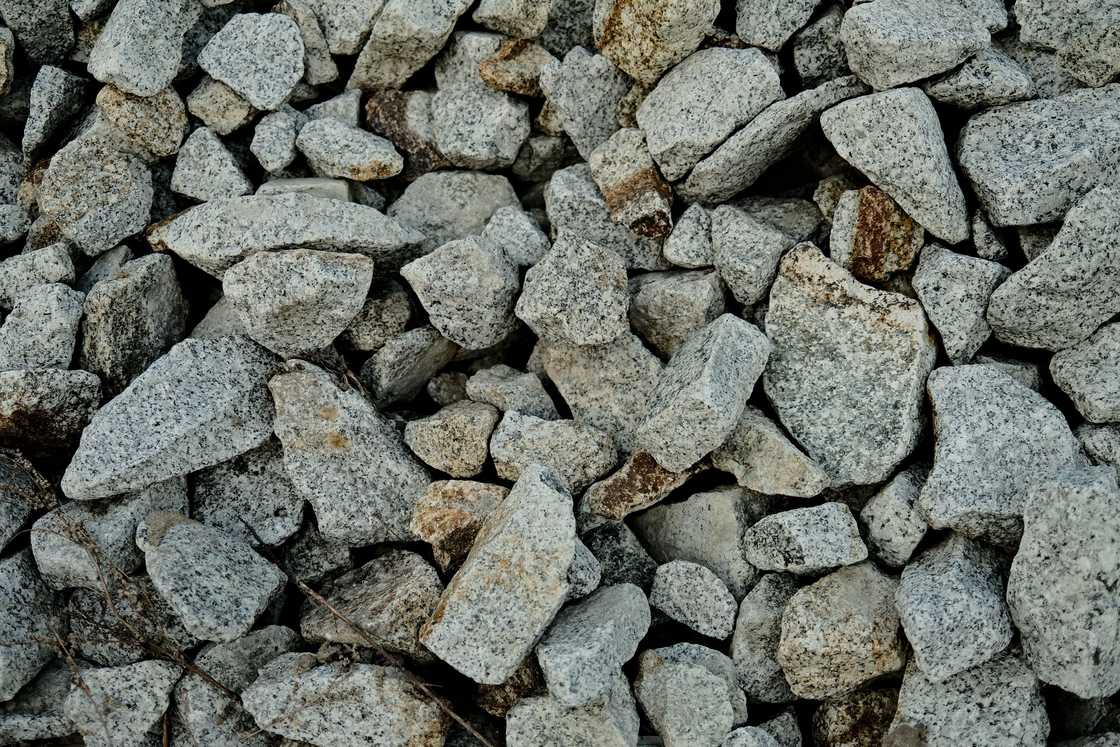 Tombstones are made from granite