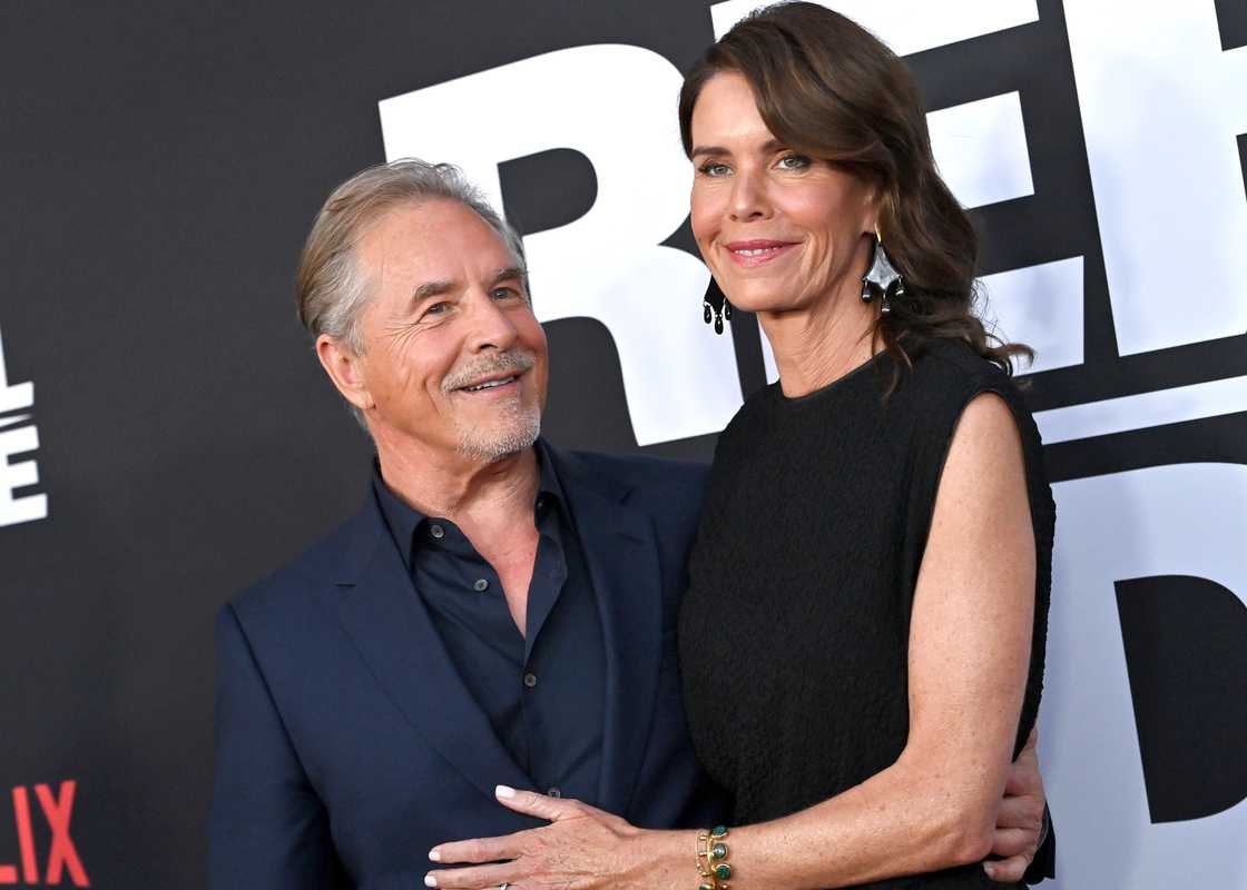 Don Johnson and Kelley Phleger posing for a photo