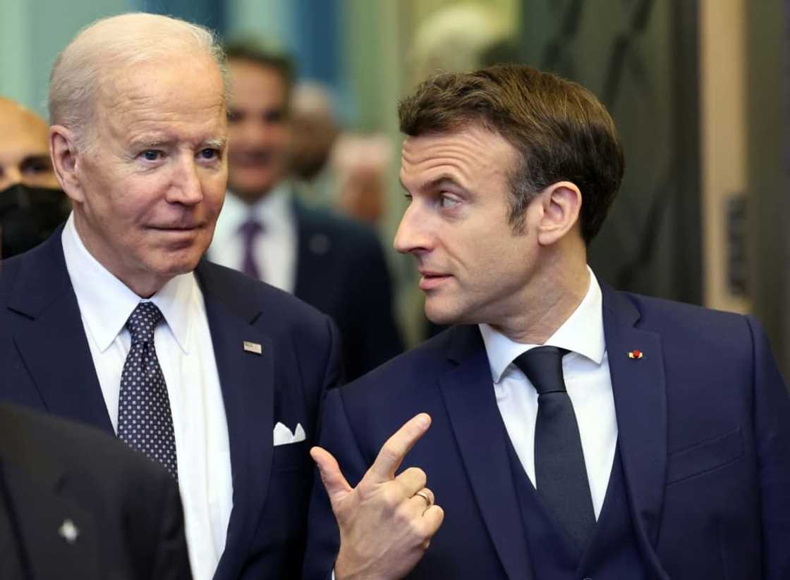 Emmanuel Macron (R) will be the first French president to be welcomed for two US state visits Emmanuel Macron (R) will be the first French president to be welcomed for two US state visits