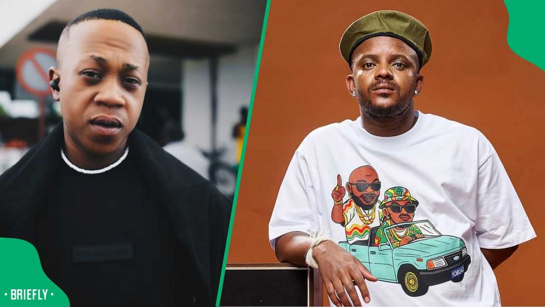 Young Stunna posted a video of himself and Kabza De Small Young Stunna posted a video of himself and Kabza De Small