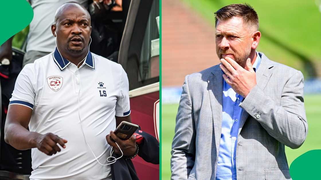 Lehlohonolo Seema could be replaced by Eric Tinkler as the head couch of Sekhukhune United.