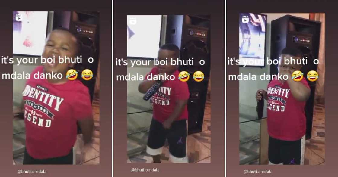 A cute boy melted hearts online by forgetting the lyrics to an amapiano song mid-performance.