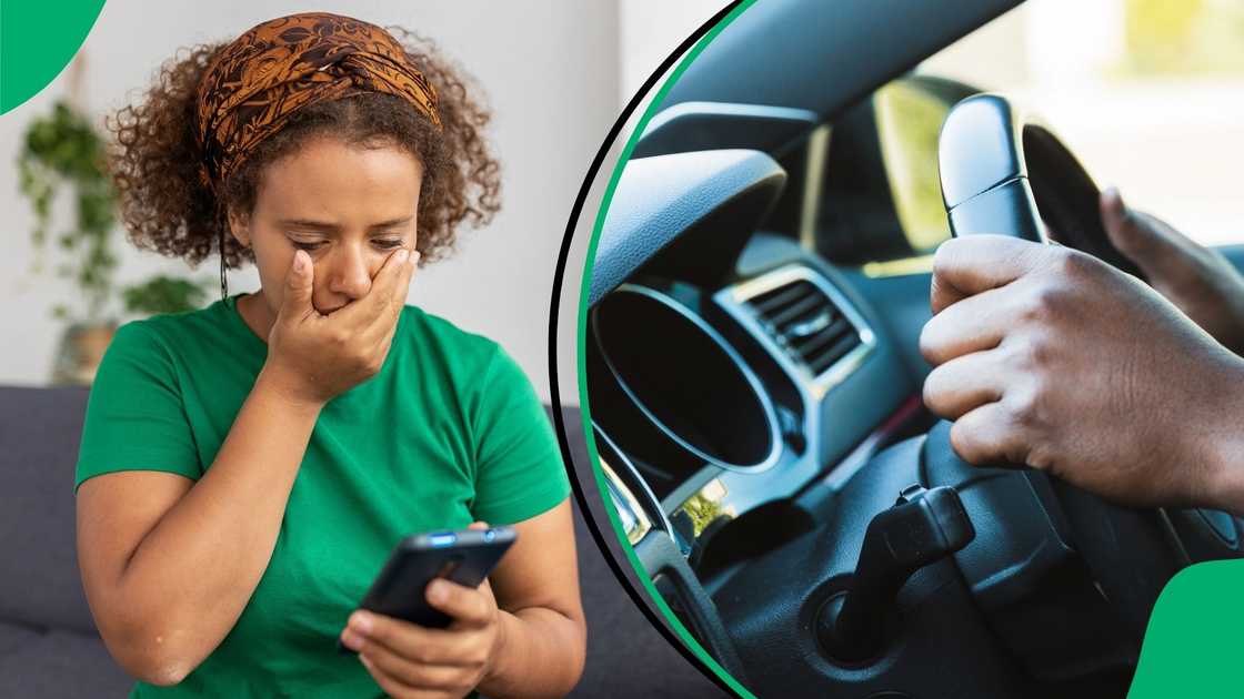 Mzansi was stunned by a dispute between a customer and an e-hailing driver