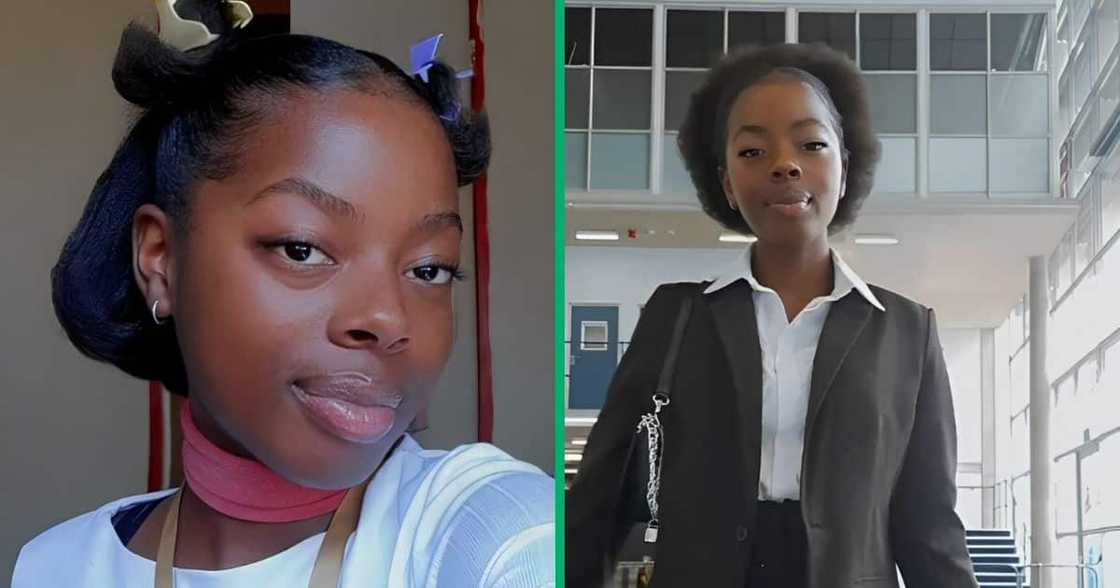 A young woman excitly shared a TikTok video after buying herself a R3.5k bed. A young woman excitly shared a TikTok video after buying herself a R3.5k bed.