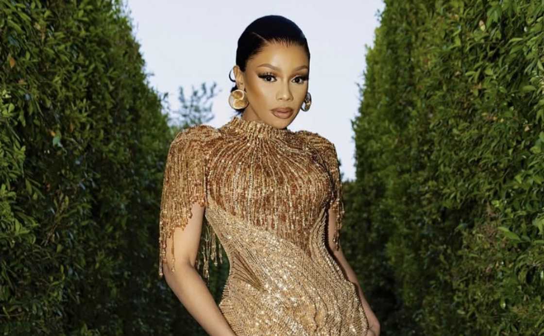 Bonang Matheba attended a cricket match Bonang Matheba attended a cricket match