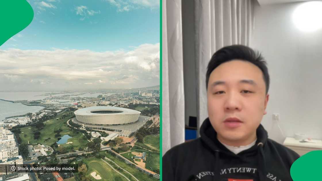 Man shares thoughts in South Africa