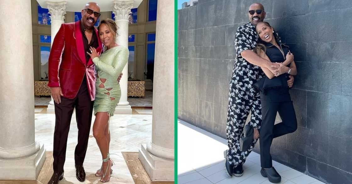 Steve Harvey defended his wife Marjorie Harvey