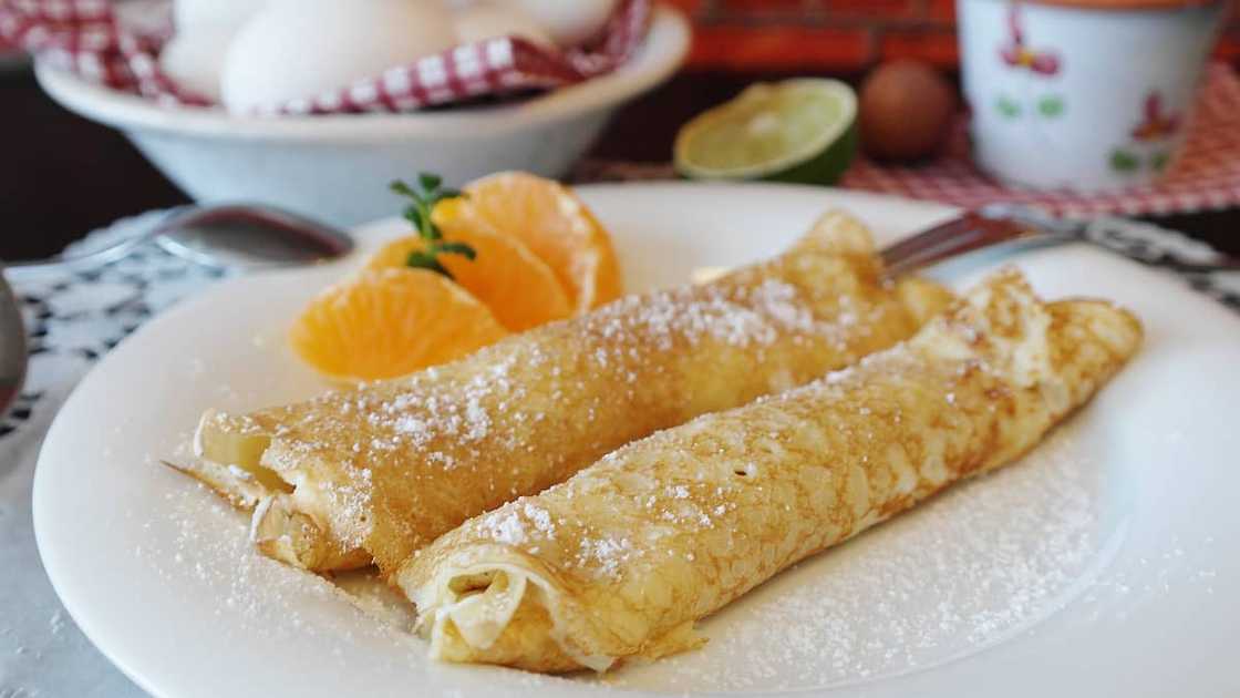 Tradisionele kaneelpannekoek Tradisionele kaneelpannekoek