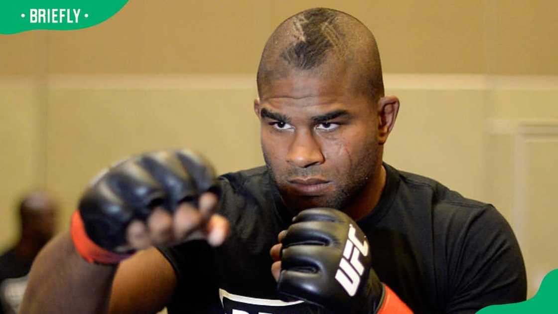 Alistair Overeem at Foxwoods Resort in Mashantucket, Connecticut Alistair Overeem at Foxwoods Resort in Mashantucket, Connecticut