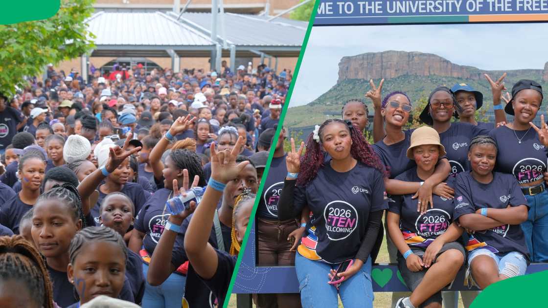 Free State University first-year students