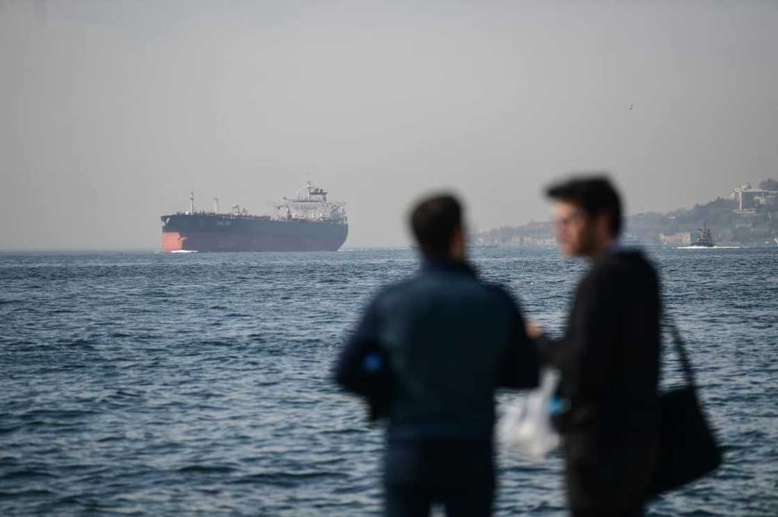 Around 20 oil tankers have been waiting to pass through the Turkish straits in a dispute over insurance