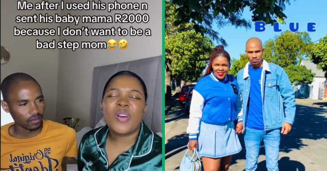 Stepmother sends bae's baby mama money