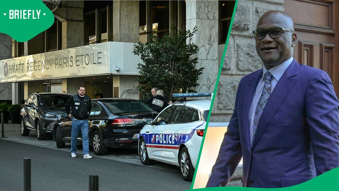 Nathi Mthethwa booked a room at the Hyatt Regency Paris Etoile ten days before his death.