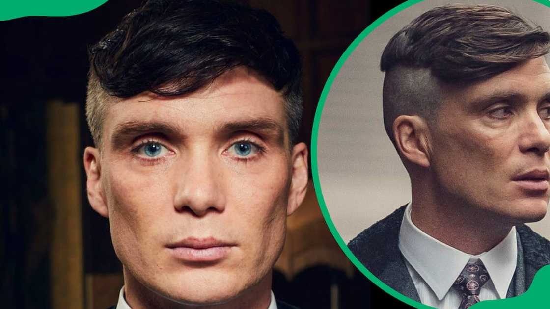 Thomas Shelby with his iconic haircut Thomas Shelby with his iconic haircut