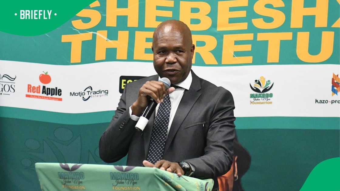 Executive Mayor John Mpe at The Return Of Shebeshxt Media Launch at Park Inn, Polokwane Executive Mayor John Mpe at The Return Of Shebeshxt Media Launch at Park Inn, Polokwane