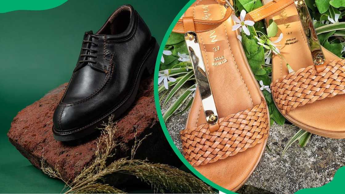 Male and female leather shoes Male and female leather shoes